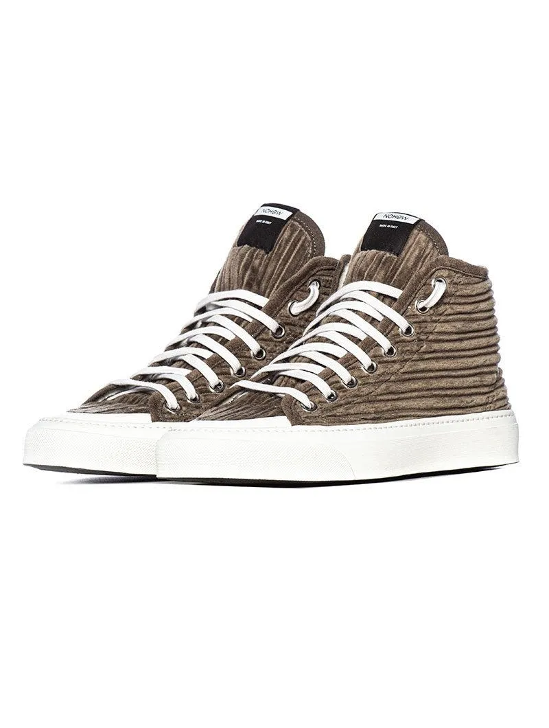 003 SNEAKERS IN VELVET GREEN