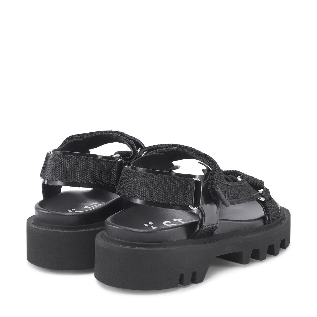 Candy Black Chunky Sandals