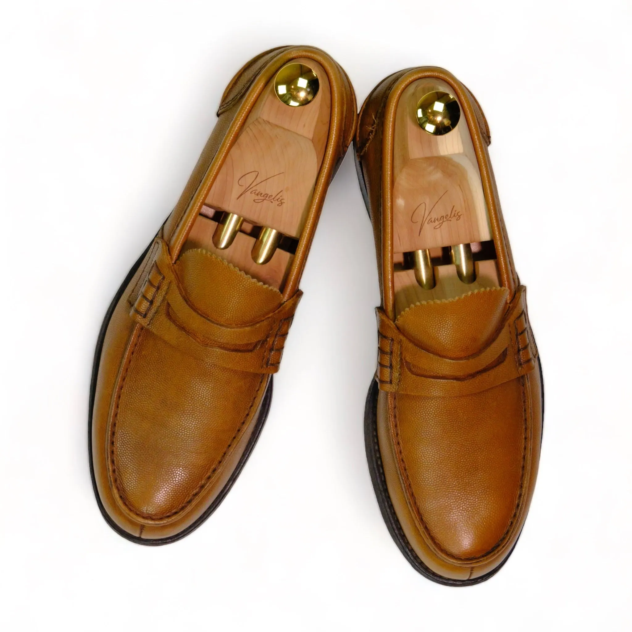 Church's - Tan Grained Pembrey Penny Loafers UK 8,5 / EU 42,5