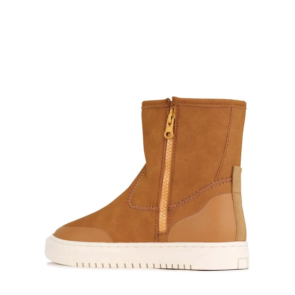 CIANDRA VEGAN SUEDE BOOTS