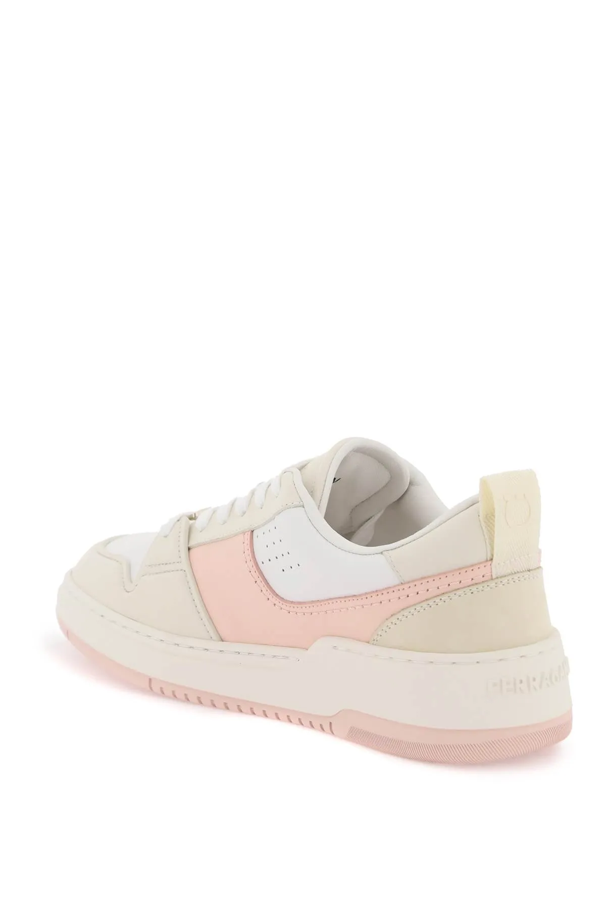 Ferragamo Multicolored Smooth Leather Sneaker for Women