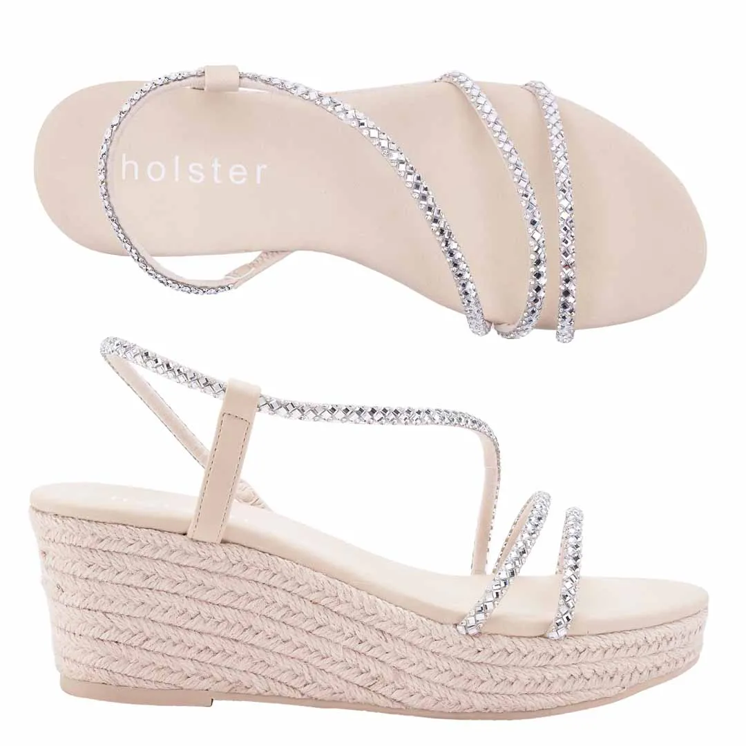 Geneva Espadrille  Bundle - Black / Beige