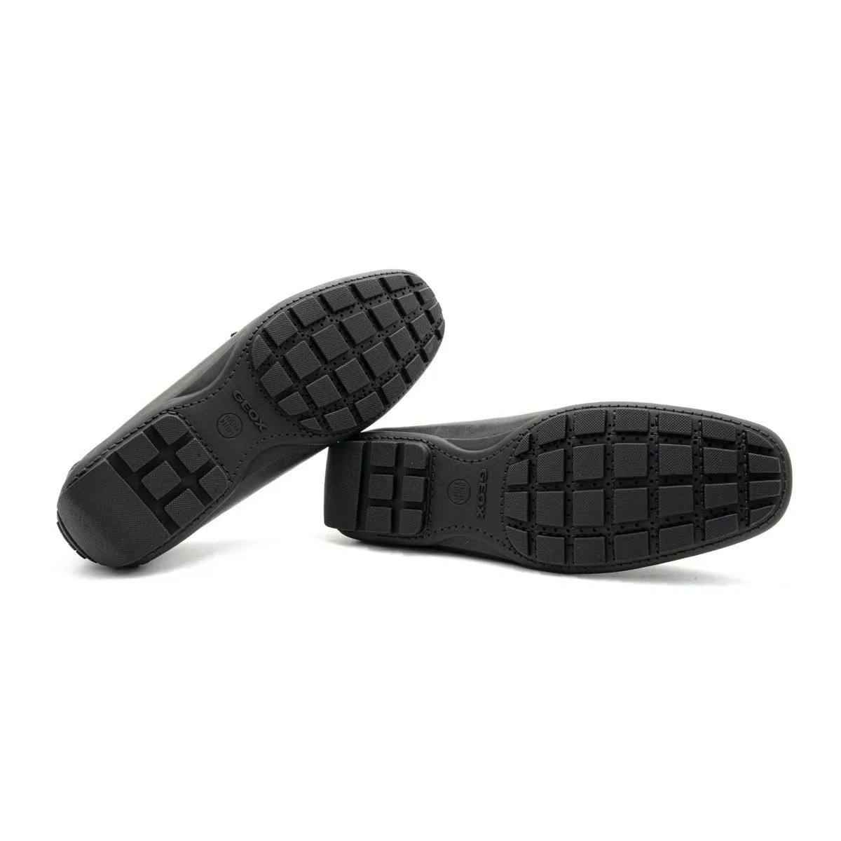 Geox Deiven A Tumblea Loafers Leather Black Colour For Women
