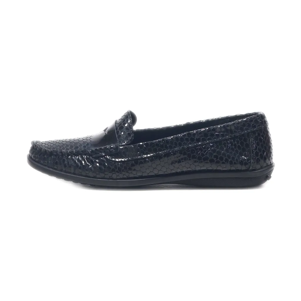 Greyder Loafers Leather Black Colour For Women