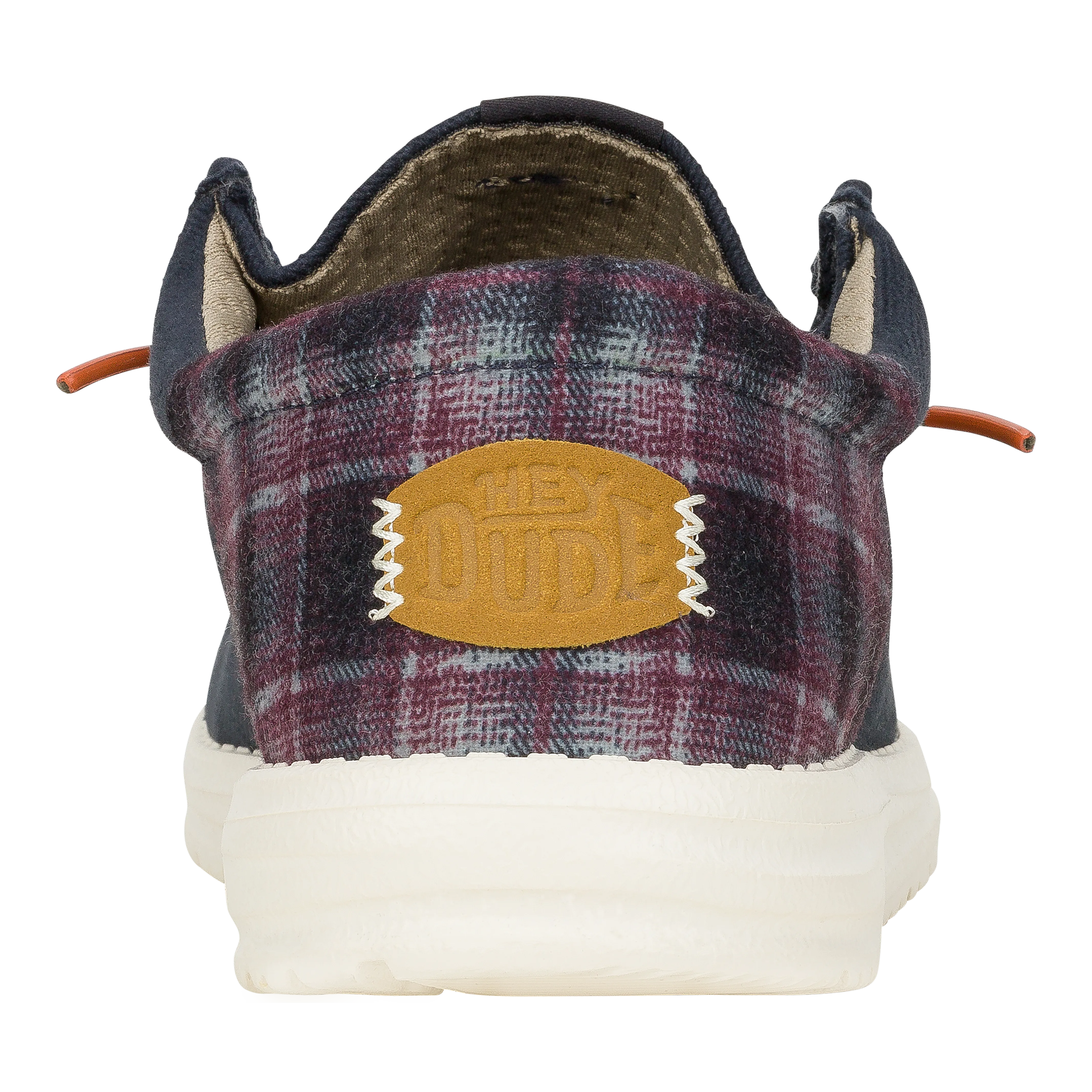 'HEY DUDE' Men's Wally Funk Waffle - Red Plaid