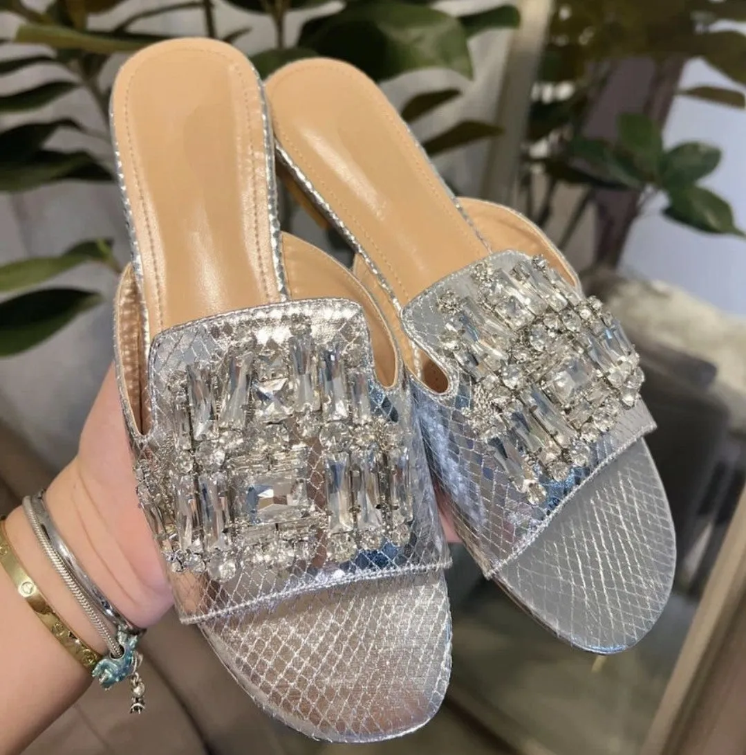 Hidden Jewels Bedazzled Flats