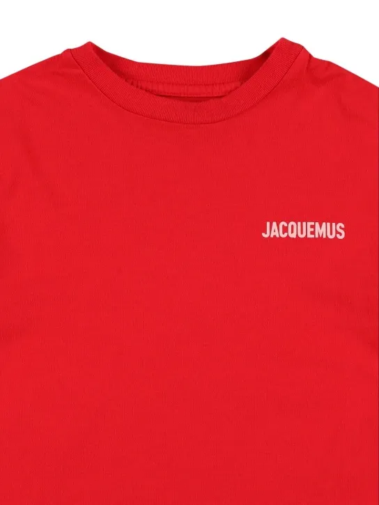 Jacquemus   Logo print cotton jersey t-shirt 