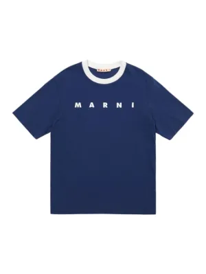 Marni Junior   Logo cotton jersey t-shirt 