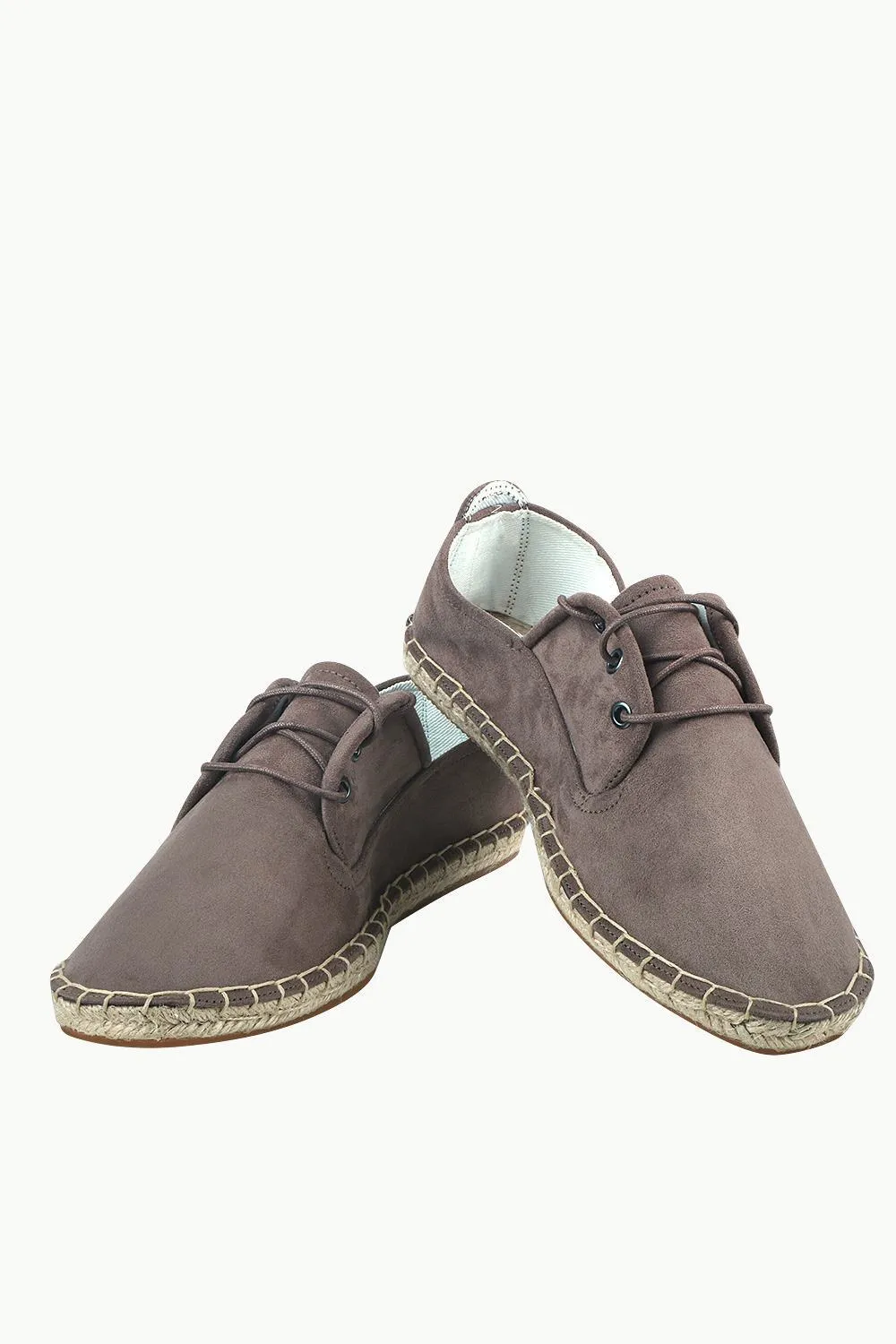 Men's Zinwaldite Suede Lace Up Espadrilles
