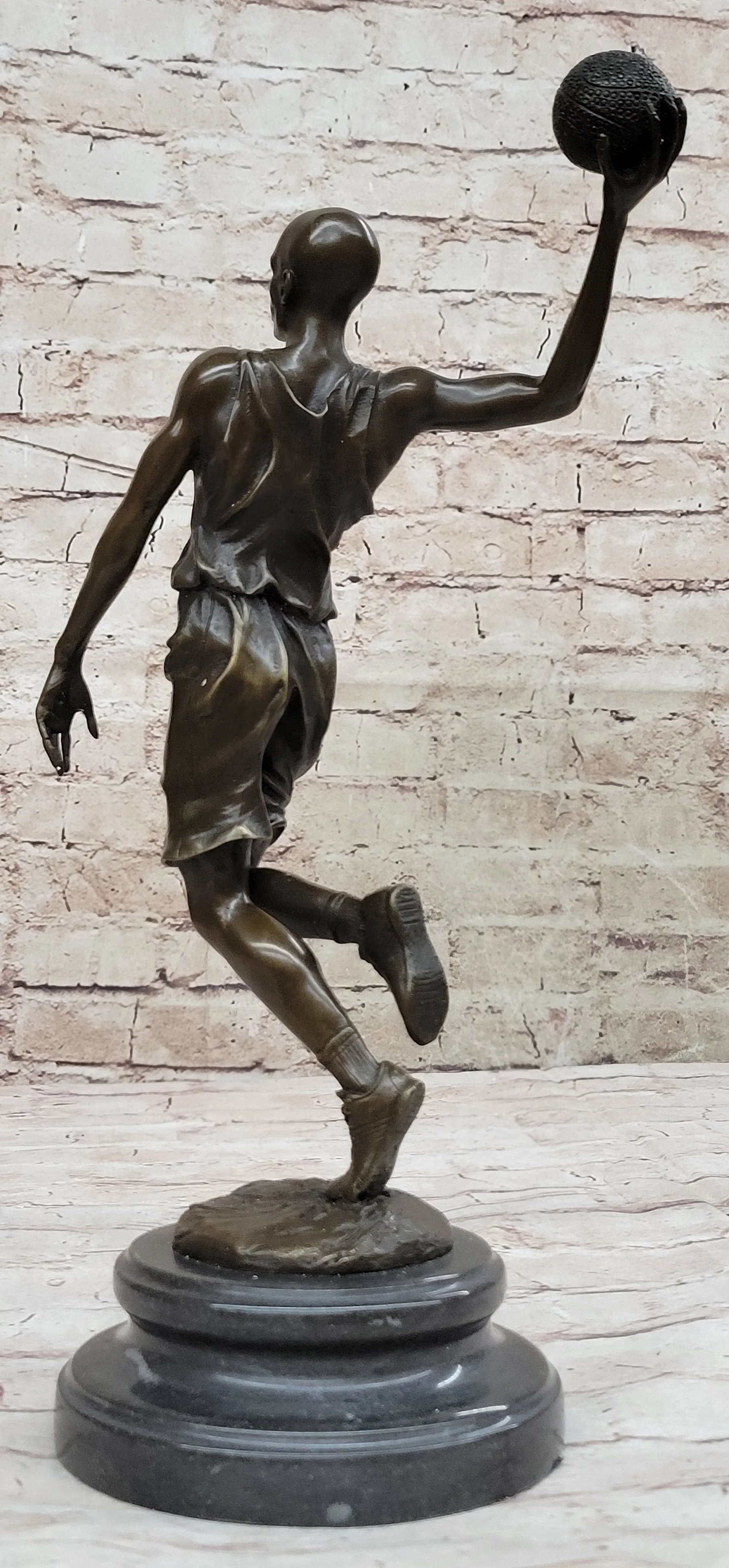 Signed Original Miguel Lopez (Milo) Michael Jordan Tribute Bronze Sculpture Gift